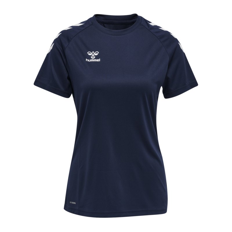 Hummel hmlCORE XK Poly T-Shirt Damen Blau F7026 - blau