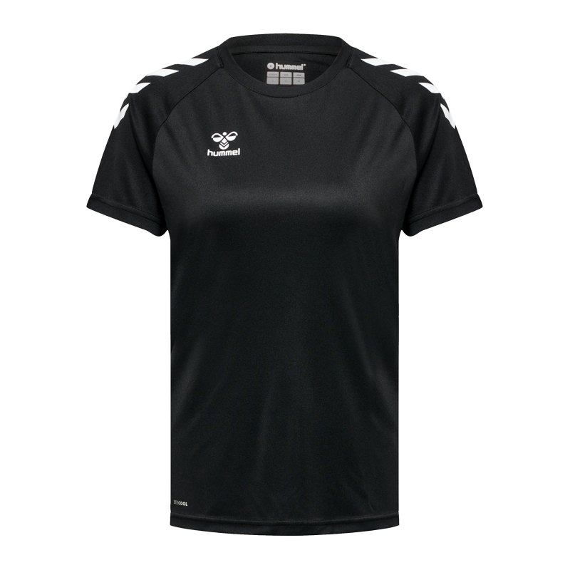 Hummel hmlCORE XK Poly T-Shirt Damen Schwarz F2001 - schwarz