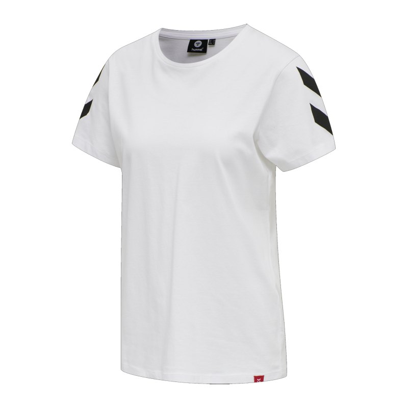 Hummel hmllegacy Damen T-Shirt Weiss F9001 - weiss