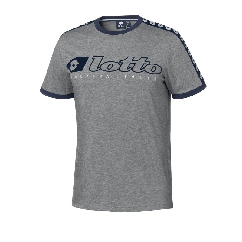 Lotto Athletica Due Tee Mel T-Shirt Grau FQ17 - grau