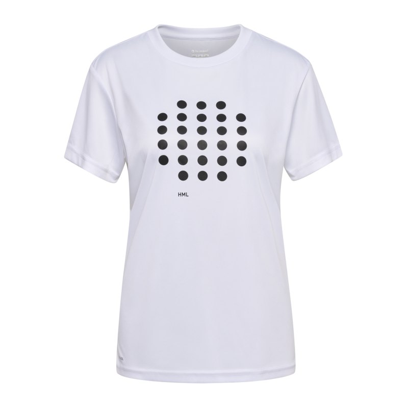 Hummel hmlCOURT T-Shirt Damen Weiss F9001 - weiss