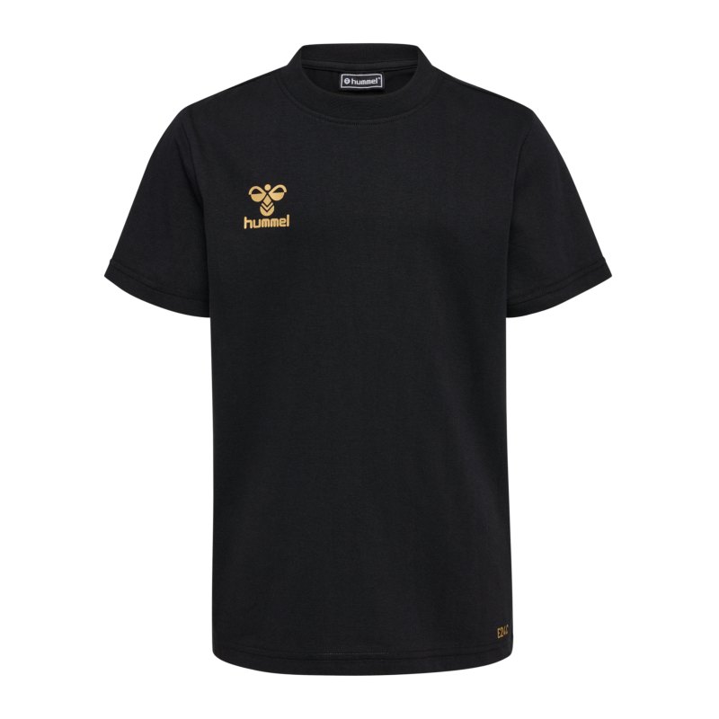 Hummel hmlE24C Cotton T-Shirt Kids Schwarz F2128 - schwarz