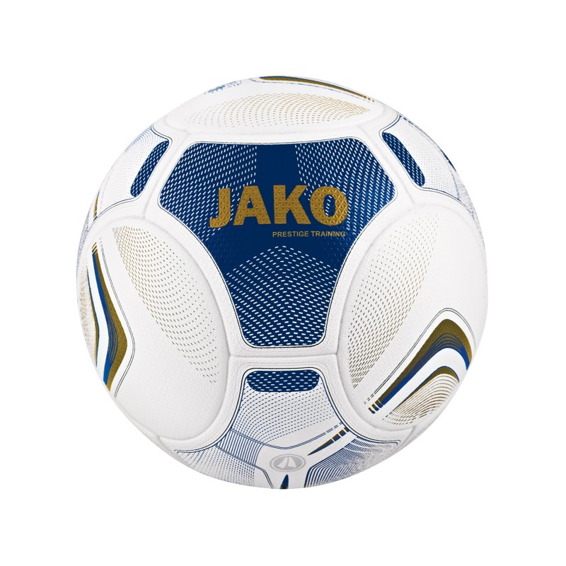 JAKO Prestige Trainingsball Weiss Blau F707 - weiss