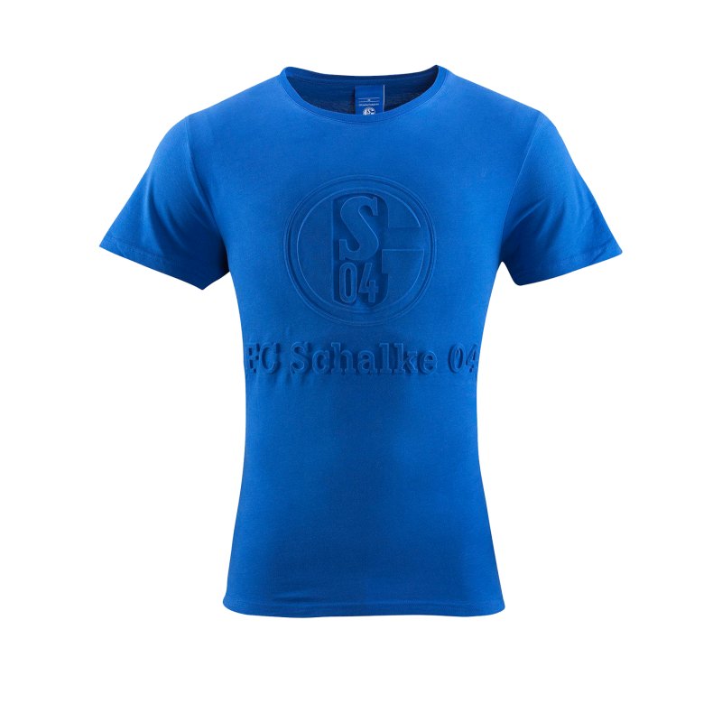 FC Schalke 04 T-Shirt Prägung - blau