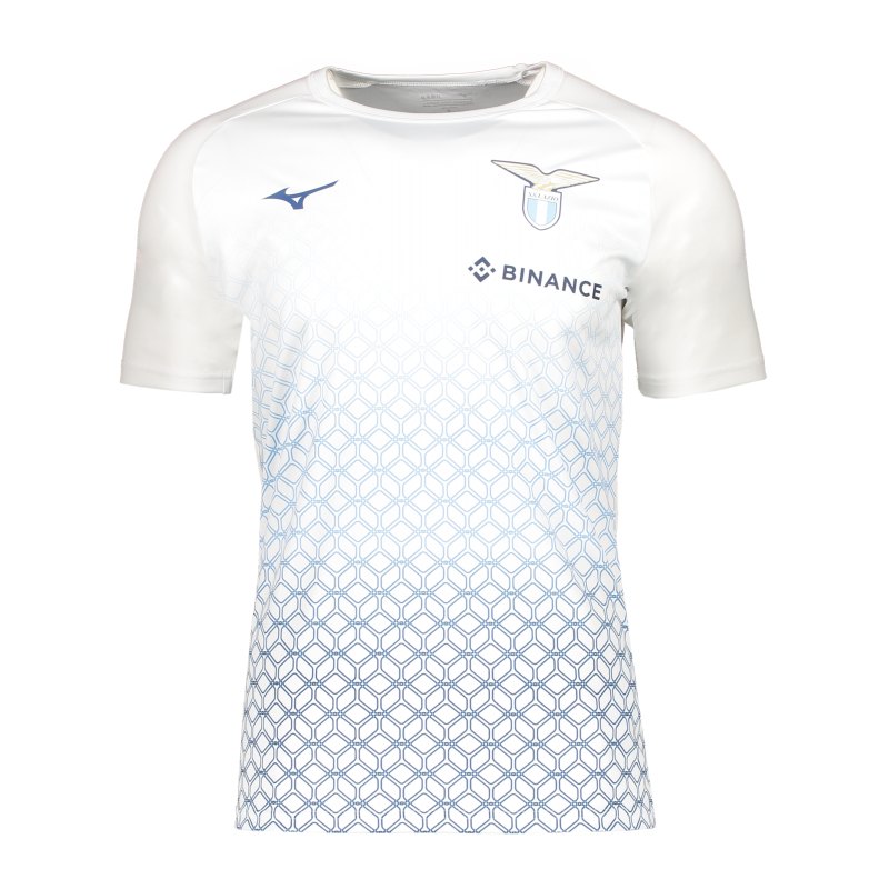 Mizuno Lazio Rom Prematch Shirt 2022/2023 Weiss - weiss