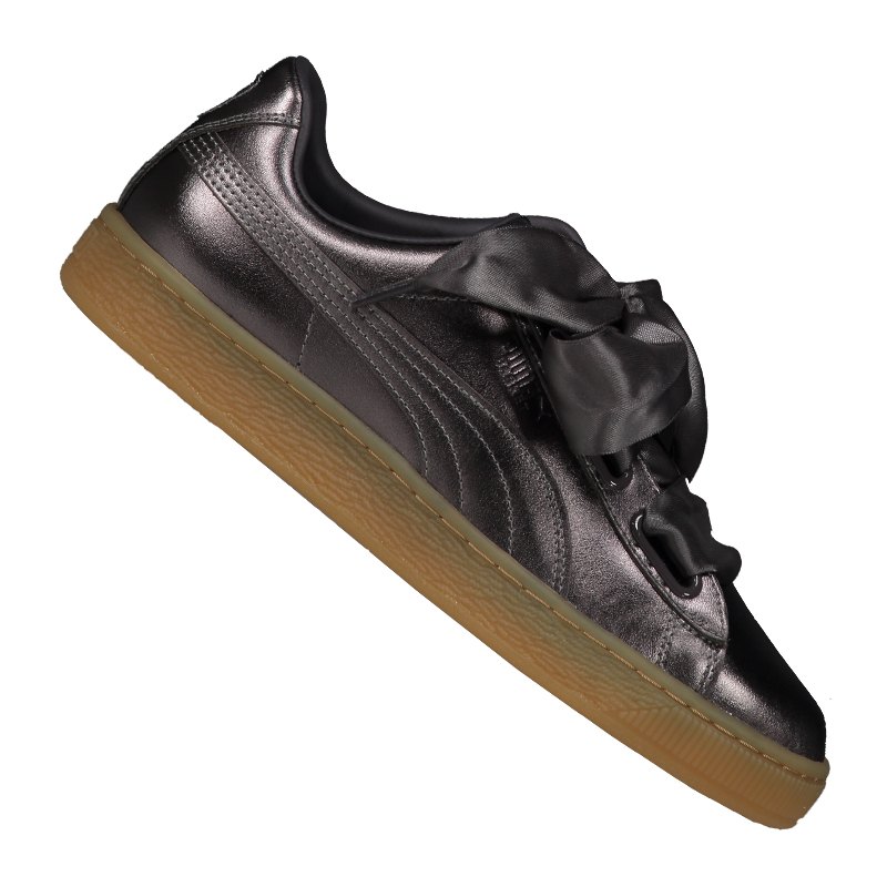 PUMA Basket Heart Luxe Sneaker Damen F01 - schwarz