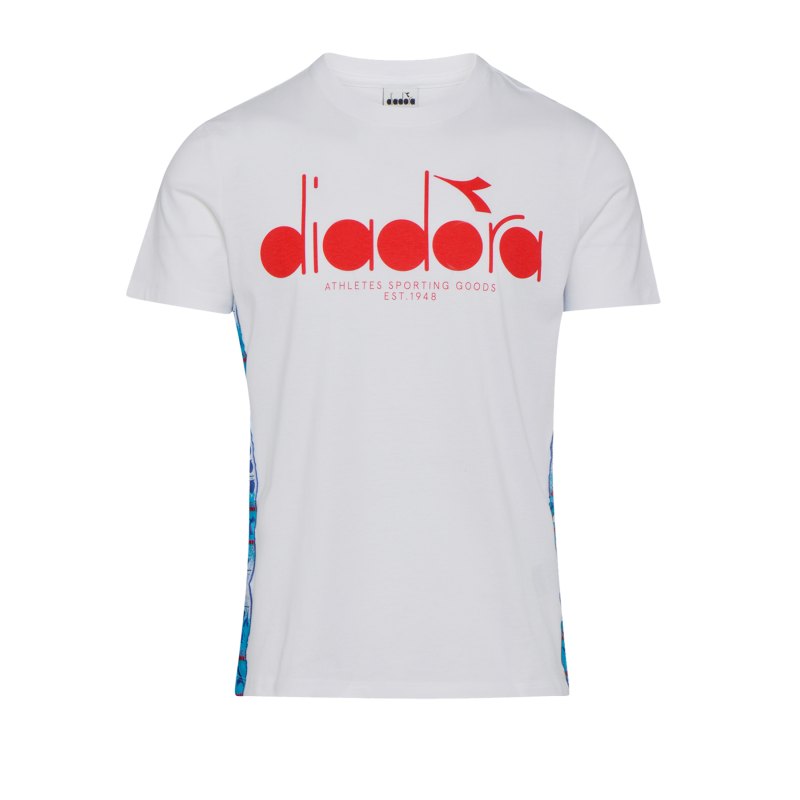 Diadora T-Shirt 5Palle Weiss CC0169 - weiss
