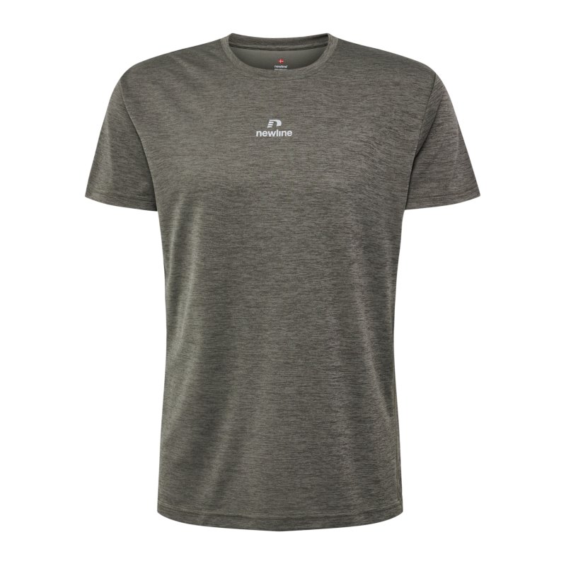Newline nwlPACE Melange T-Shirt Grau F1166 - grau