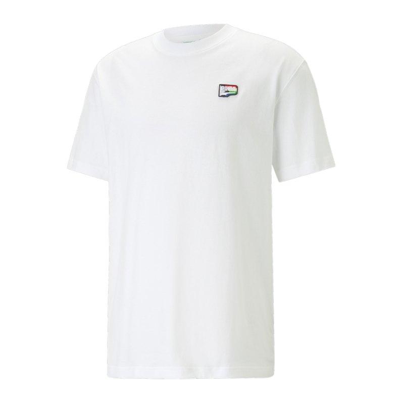PUMA DOWNTOWN PRIDE T-Shirt Weiss F02 - weiss