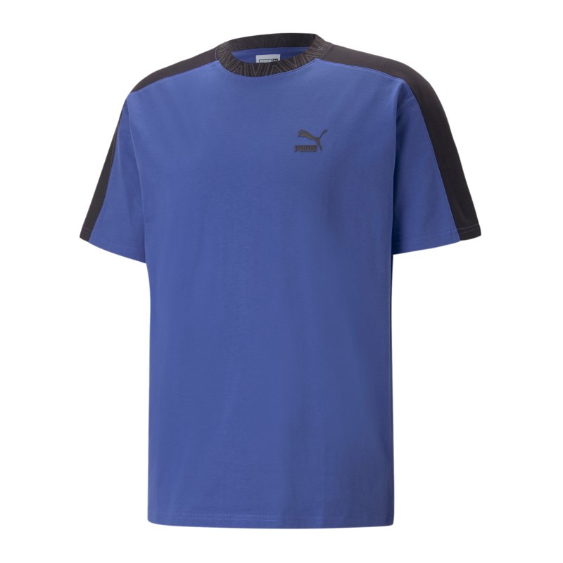 PUMA TREND 7ETTER T7 T-Shirt Blau F92 - blau