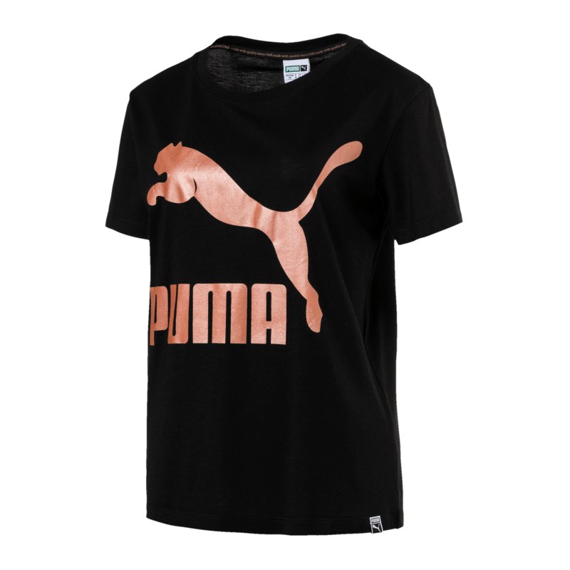 PUMA Archive Logo Tee T-Shirt Damen F61 - schwarz