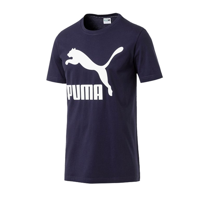 PUMA Classics Logo Tee T-Shirt Blau F06 - blau