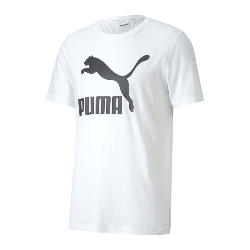 PUMA Classic Logo Tee T-Shirt Weiss F02 - weiss