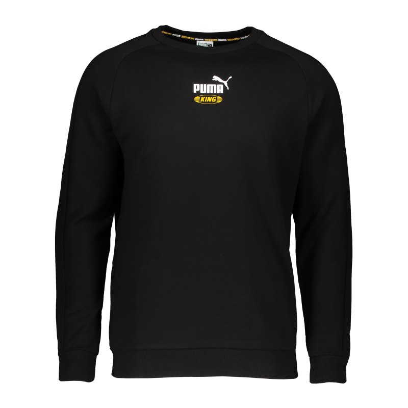PUMA Iconic KING Crew Sweatshirt Schwarz F01 - schwarz