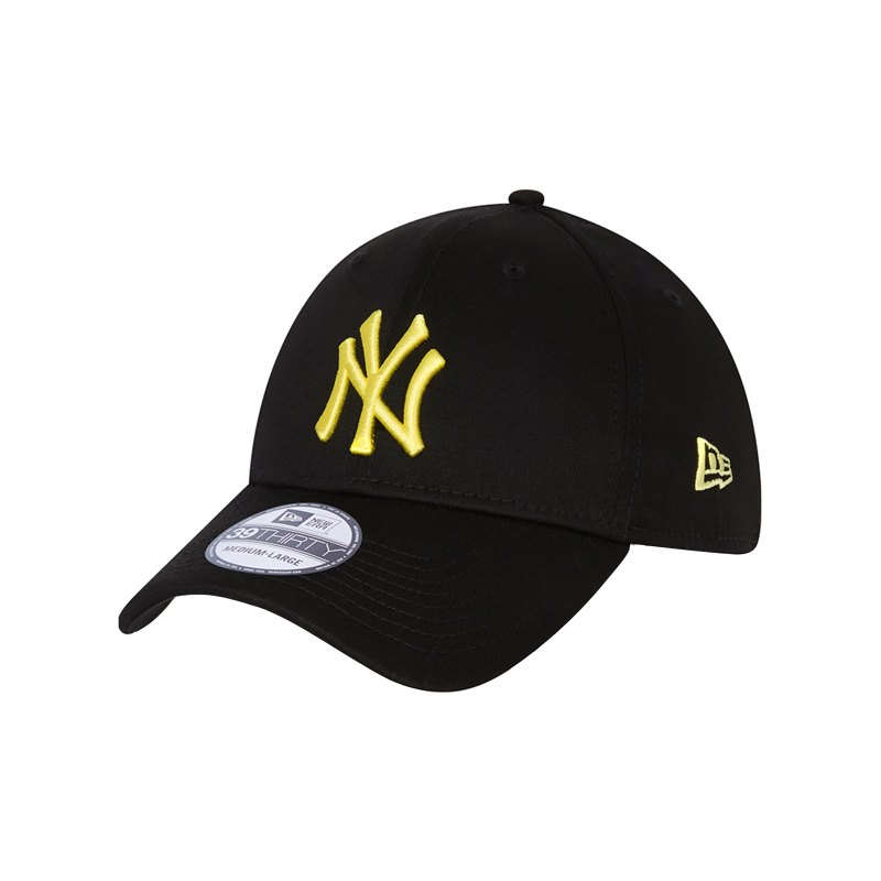 New Era NY Yankees Essential 39Thirty Cap FBLKLMD - schwarz