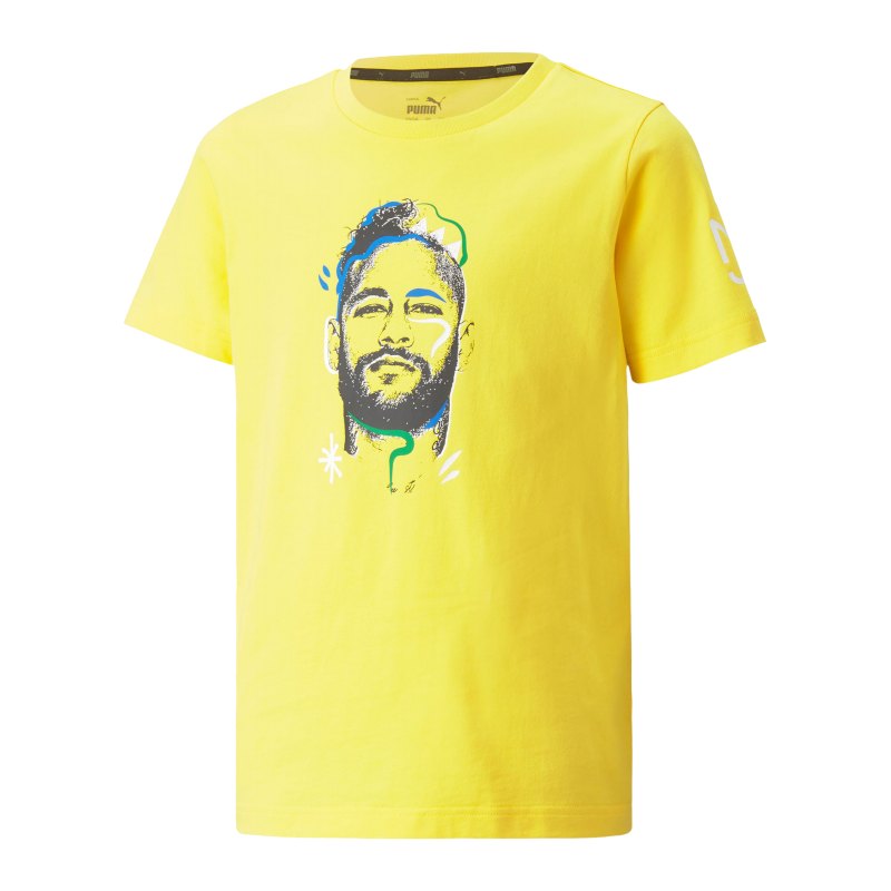 PUMA NJR Copa Graphic T-Shirt Kids Gelb F08 - gelb
