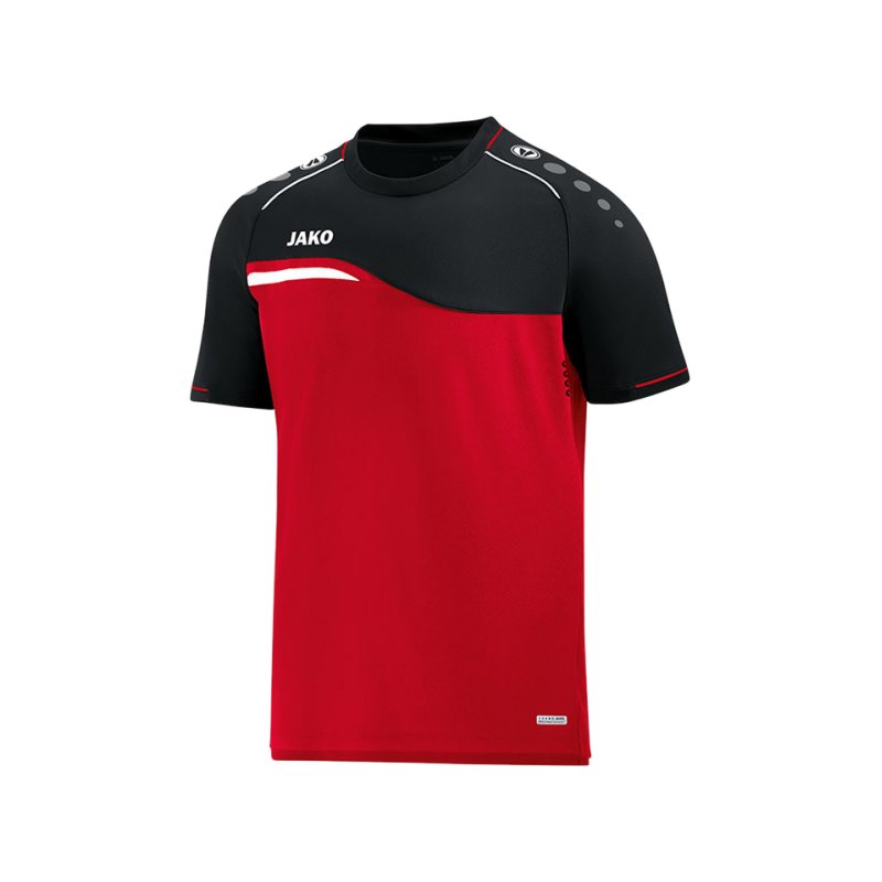 Jako Competition 2.0 T-Shirt Rot Schwarz F01 - rot