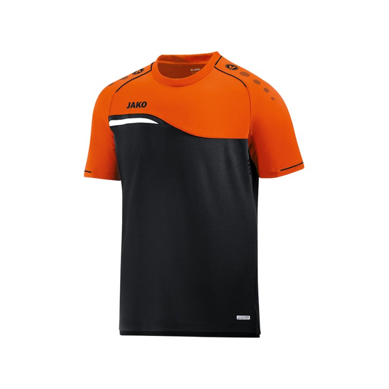 Jako Competition 2.0 T-Shirt Schwarz Orange F19 - schwarz