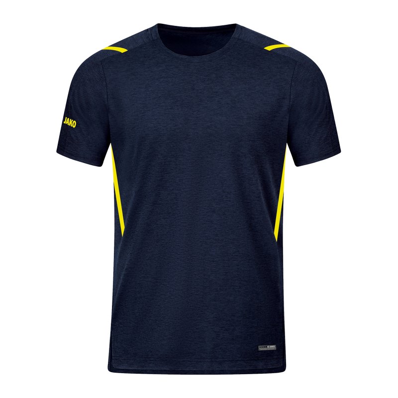 JAKO Challenge Freizeit T-Shirt Gelb F512 - blau
