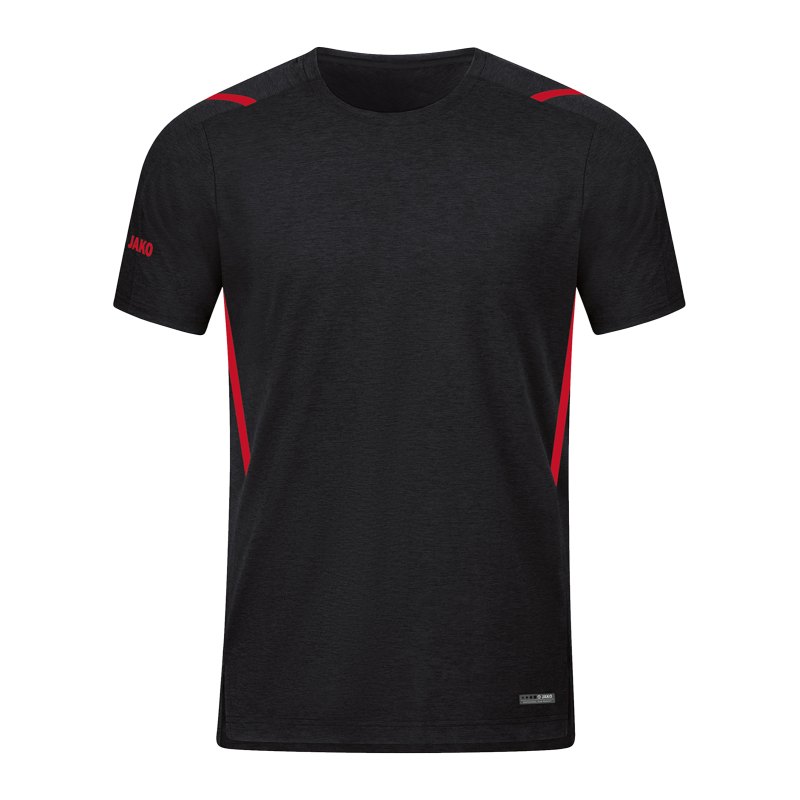 JAKO Challenge Freizeit T-Shirt Rot F502 - schwarz