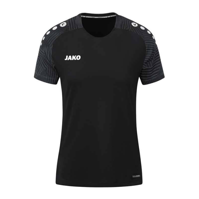 JAKO Performance T-Shirt Damen Schwarz Grau F804 - schwarz
