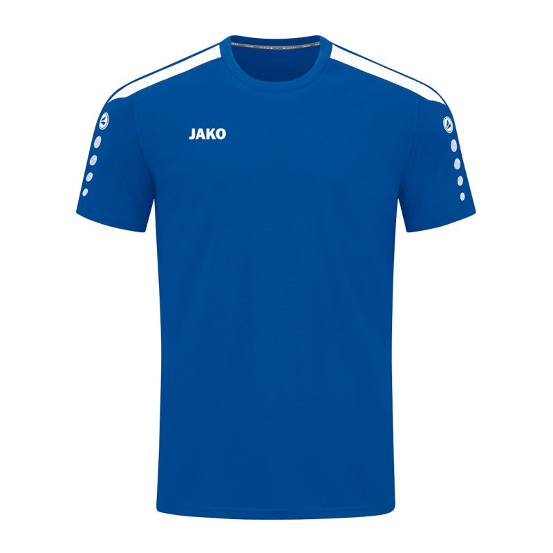 JAKO Power T-Shirt Kids Blau Weiss F400 - blau