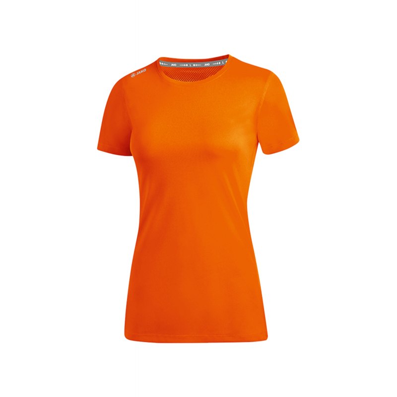 Jako Run 2.0 T-Shirt Running Damen Orange F19 - Orange