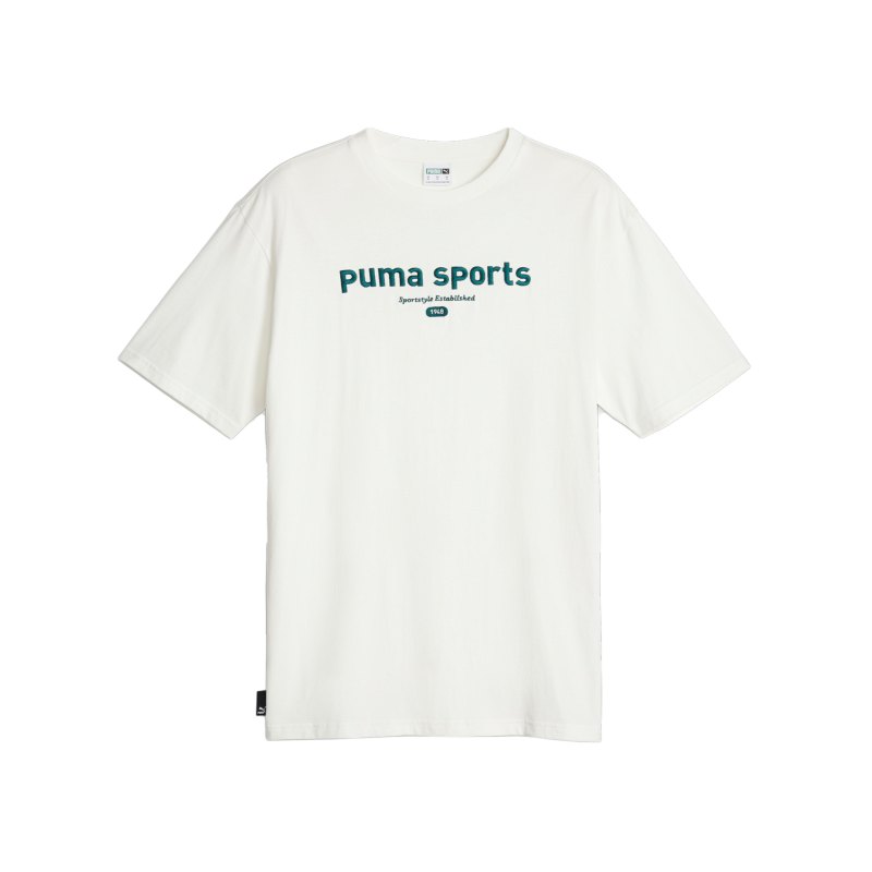 PUMA TEAM Graphic T-Shirt Weiss F65 - weiss