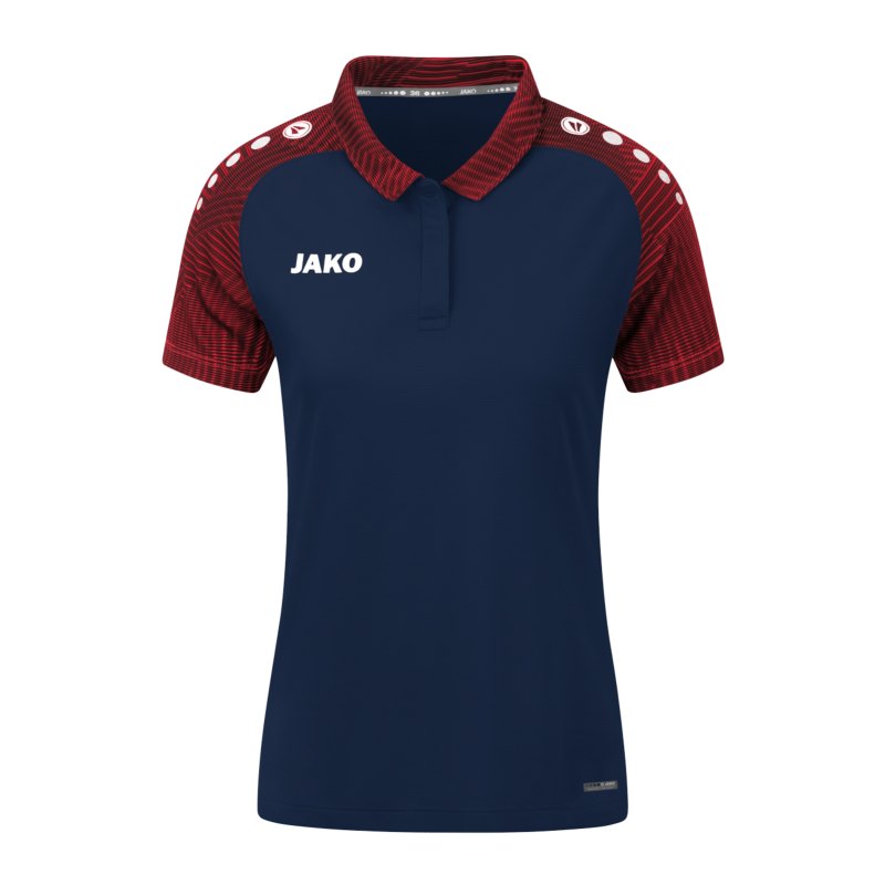 JAKO Performance Poloshirt Damen Blau Rot F909 - blau