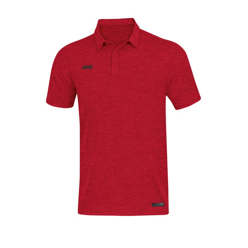 Jako Premium Basics Poloshirt Rot F01 - Rot