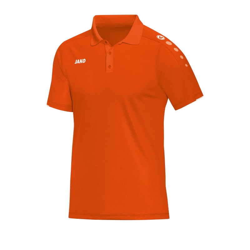 Jako Classico Poloshirt Orange F19 - Orange