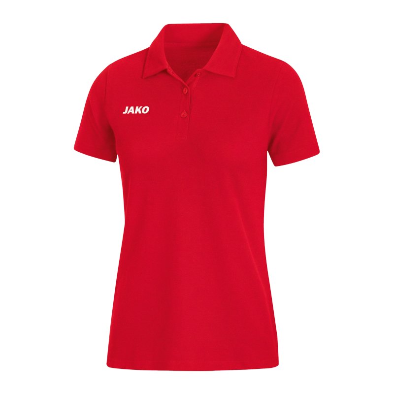 JAKO Base Poloshirt Damen Rot F01 - rot