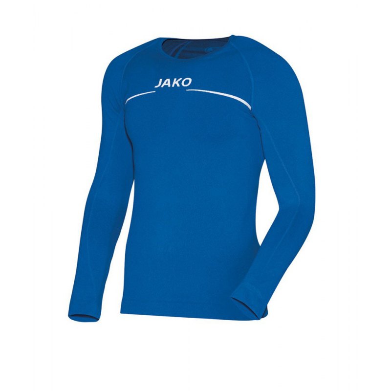 Jako Comfort Longsleeve Shirt Blau F04 - blau