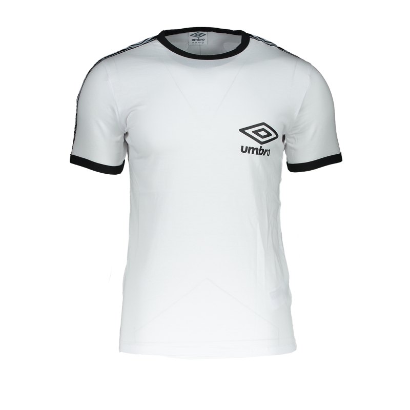 Umbro Taped Ringer T-Shirt Weiss F13V - Weiss
