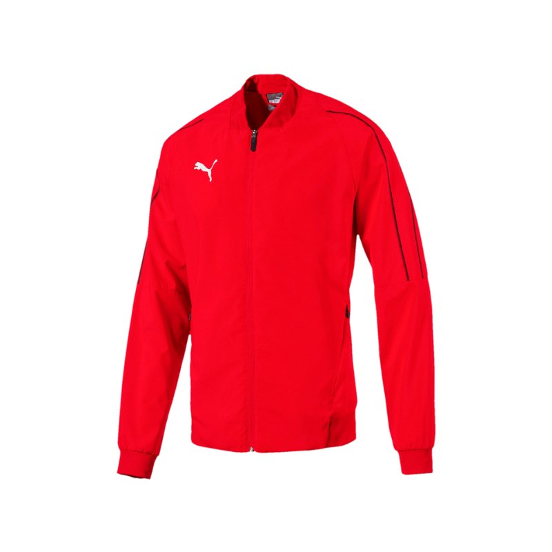 PUMA FINAL Sideline Jacket Jacke Rot Schwarz F01 - rot