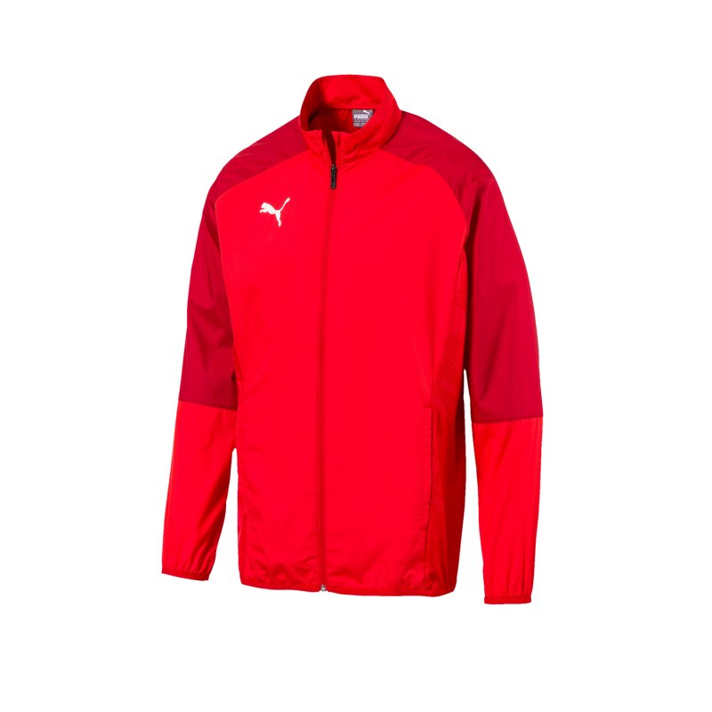 PUMA CUP Sideline Core Woven Jacket Kids Rot F01 - rot