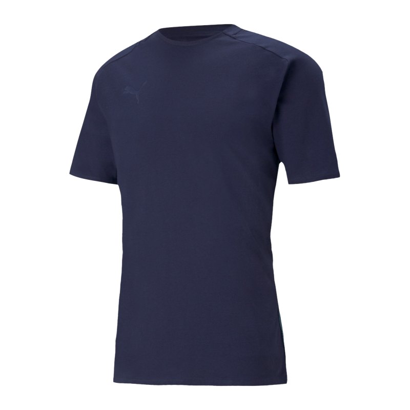 PUMA teamCUP Casuals T-Shirt Blau F02 - blau