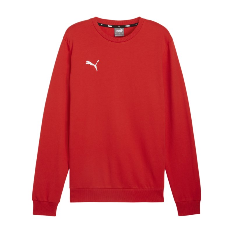 PUMA teamGOAL Casuals Sweatshirt Rot F01 - rot