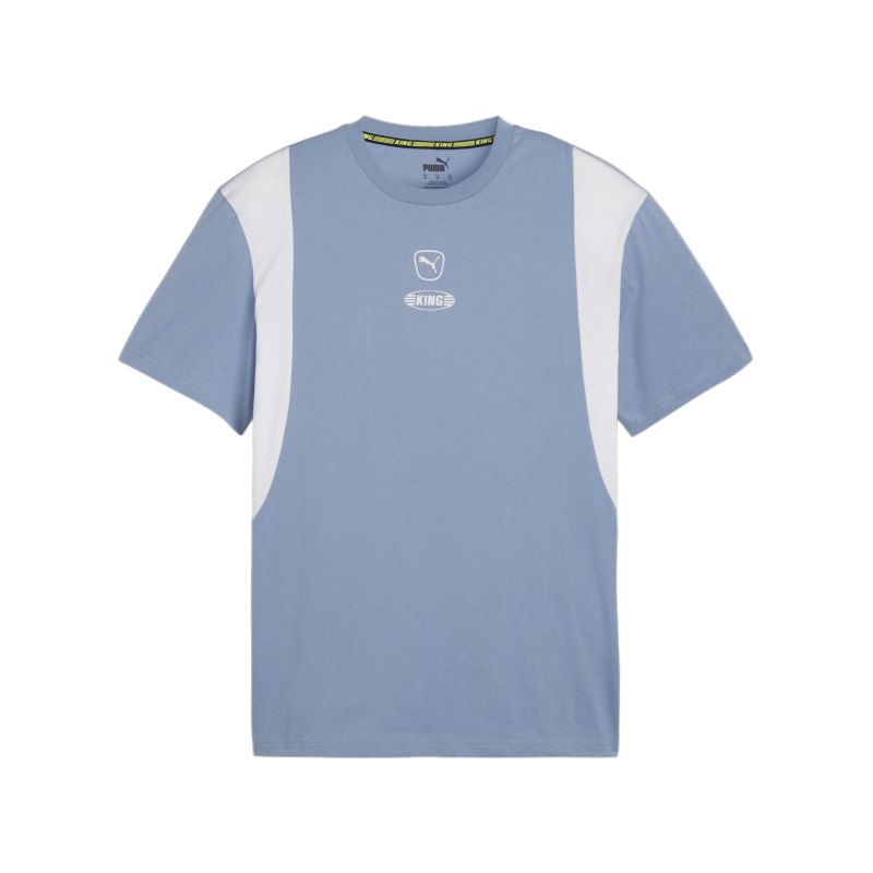 PUMA KING Top T-Shirt Blau Weiss F05 - hellblau