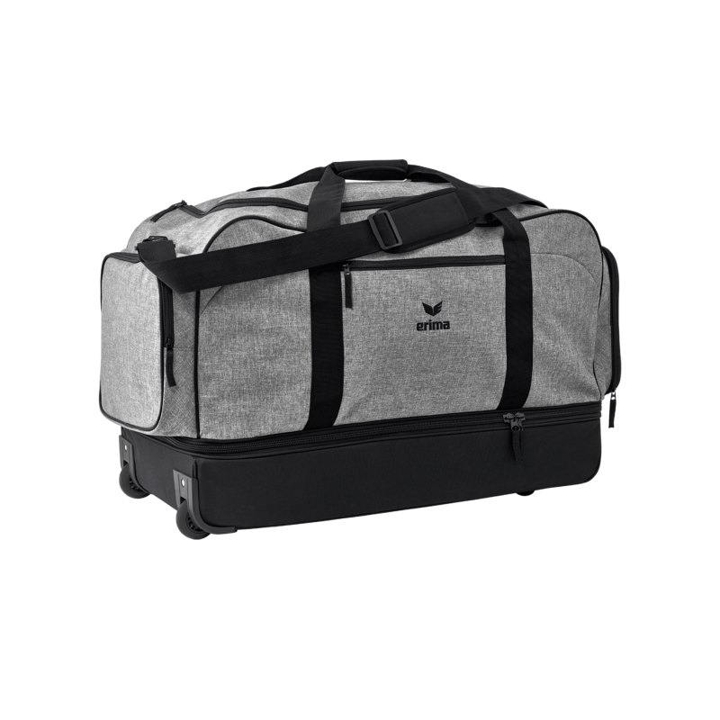 Erima Sportsbag Sporttasche Größe XL Grau Schwarz - grau