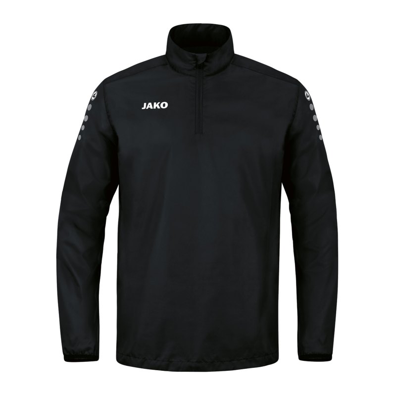 JAKO Team Rainzip Sweatshirt Kids Schwarz F800 - schwarz