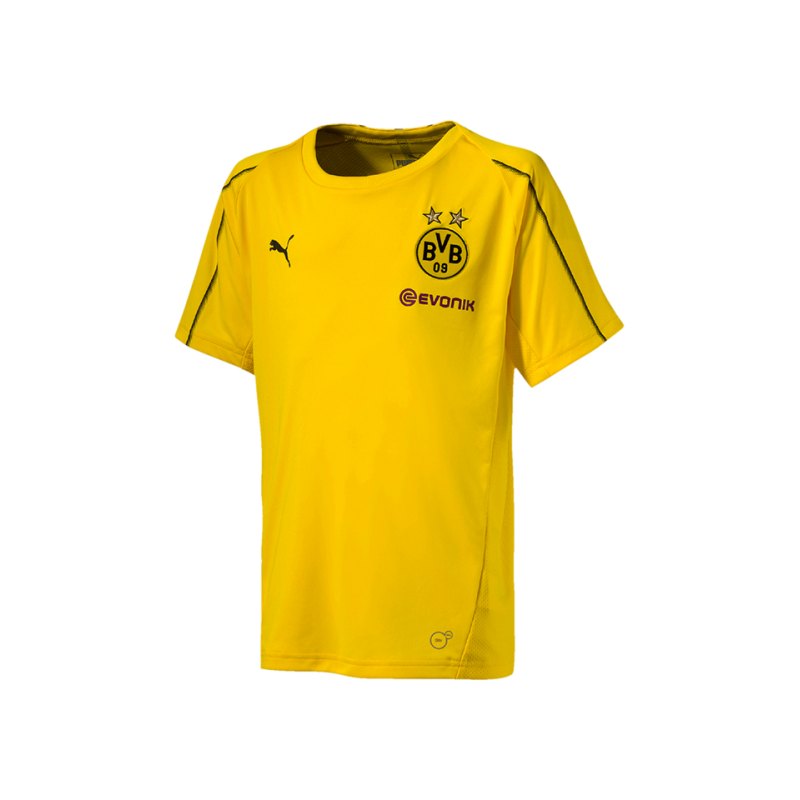 PUMA BVB Dortmund Training T-Shirt Kids Gelb F01 - gelb