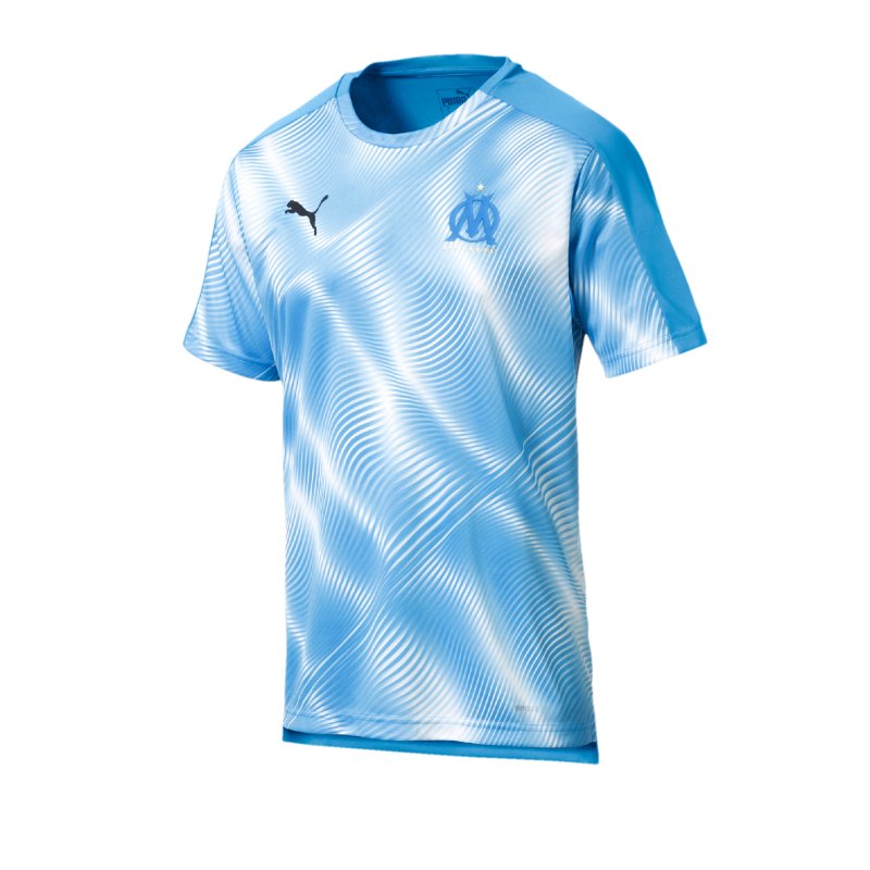 PUMA Olympique Marseille Prematch Shirt Blau F02 - Blau