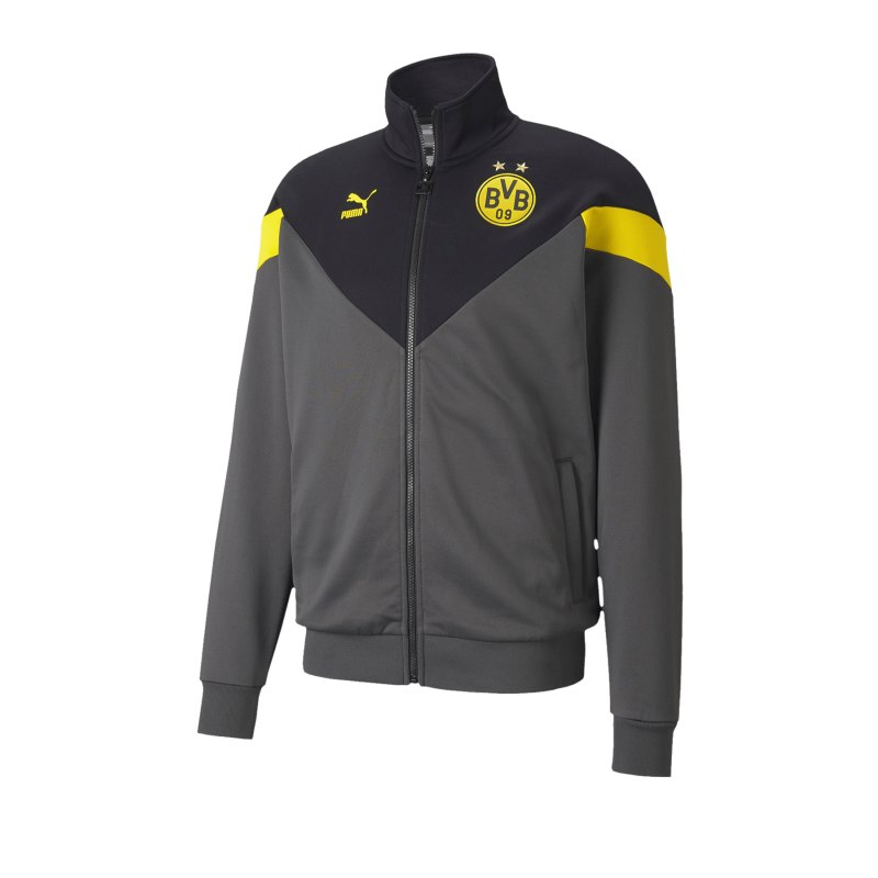 PUMA BVB Dortmund Jacke Schwarz F02 - schwarz