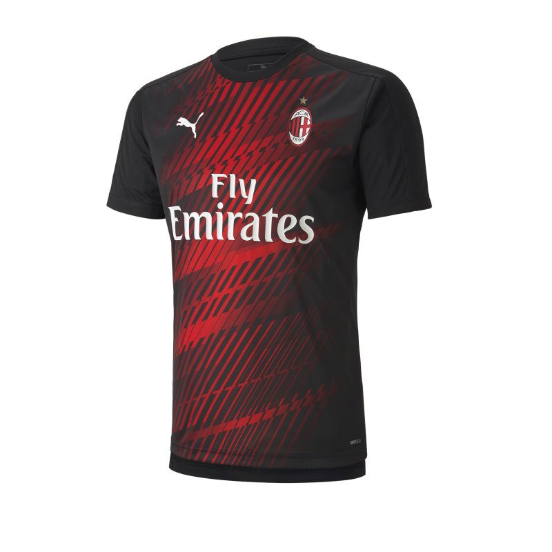 PUMA AC Mailand Prematch Shirt Schwarz F03 - schwarz