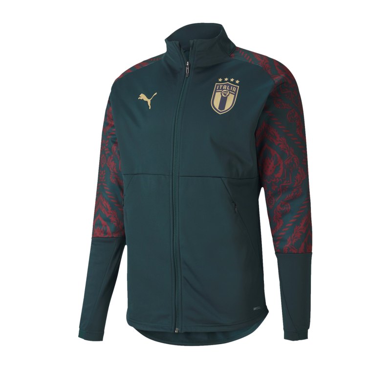 PUMA Italien Stadium Third Jacket Jacke Grün F10 - gruen