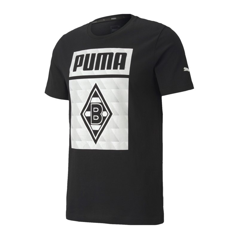 Borussia Mönchengladbach Graphic T-Shirt Schwarz F02 - schwarz