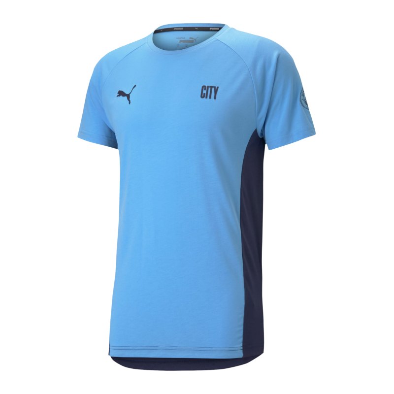 PUMA Manchester City T-Shirt Blau F01 - blau
