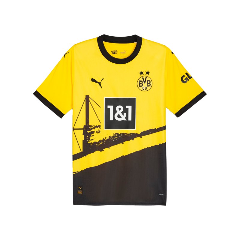 PUMA BVB Dortmund Trikot Home 2023/2024 Kids Gelb F01 - gelb