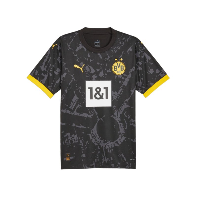 PUMA BVB Dortmund Trikot Away 2023/2024 Schwarz F02 - schwarz